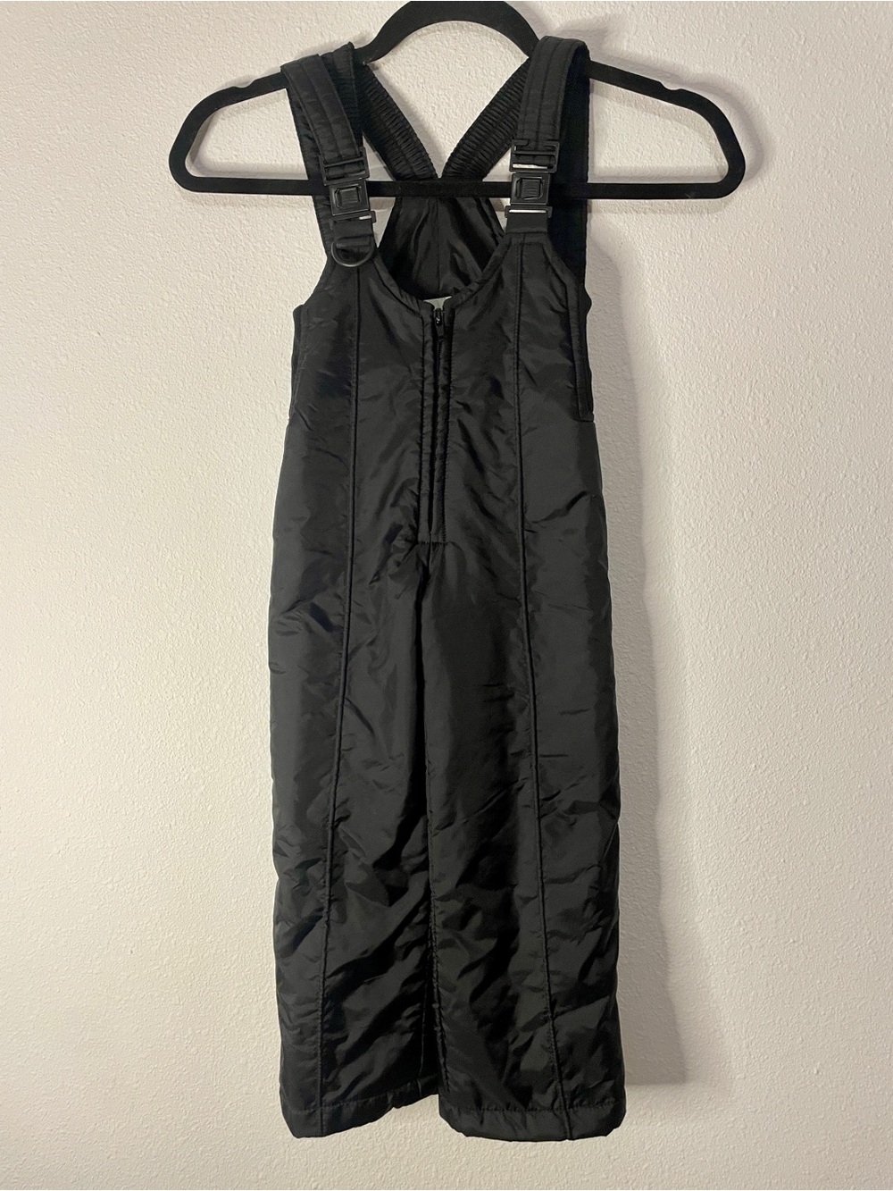 VTG World Famous Sports Kids Waterproof Winter Snow Suit Bibs Black Unisex 4T